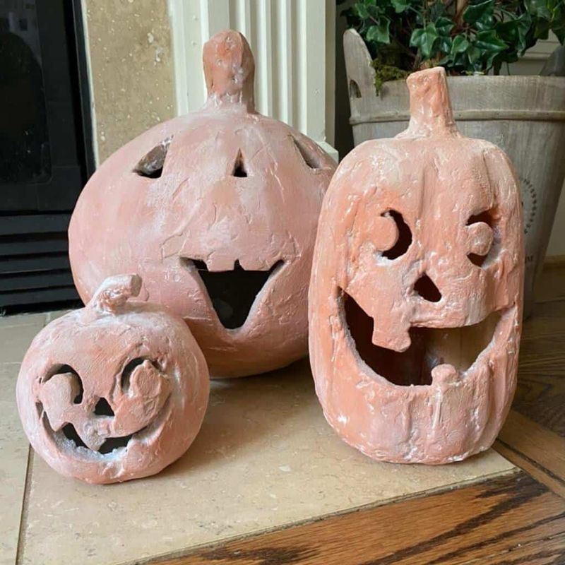 Farmhouse-Style Jack-O'-Lanterns