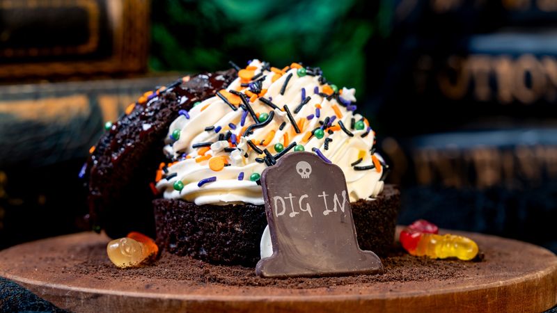 Graveyard Chocolate Muffins