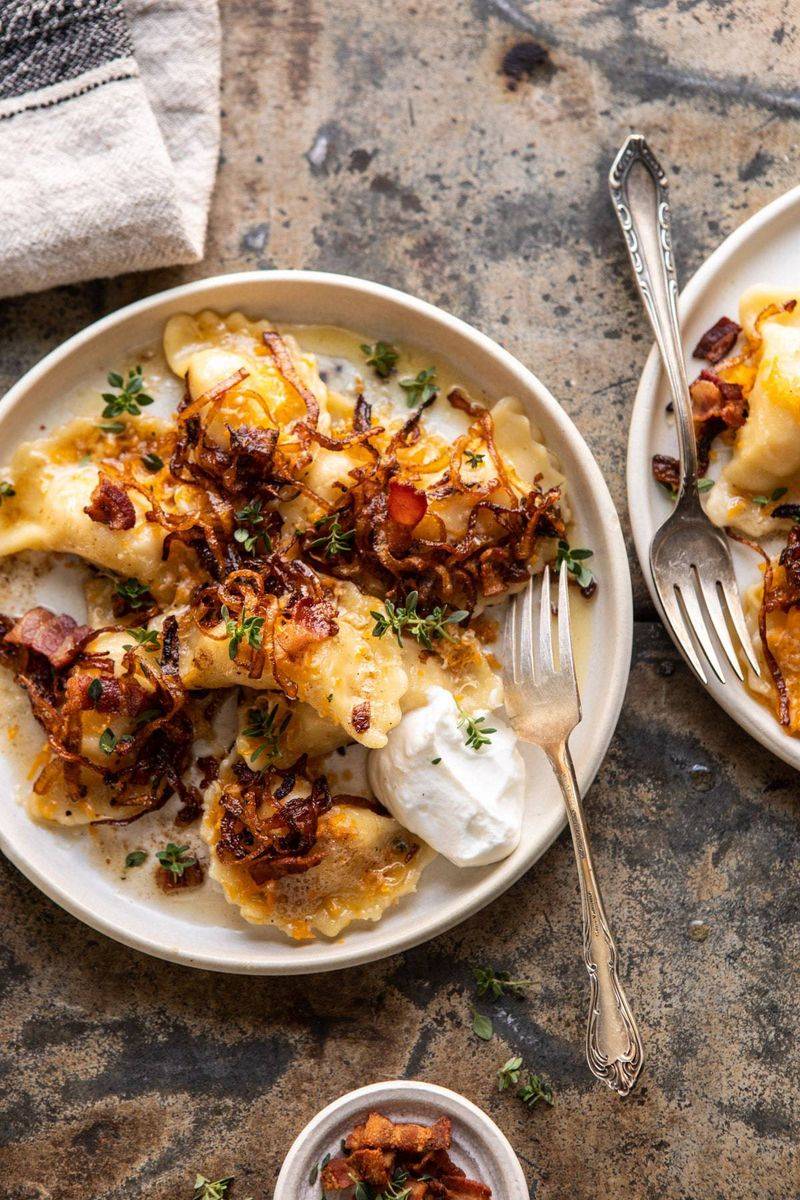 Pierogies with Caramelized Onions