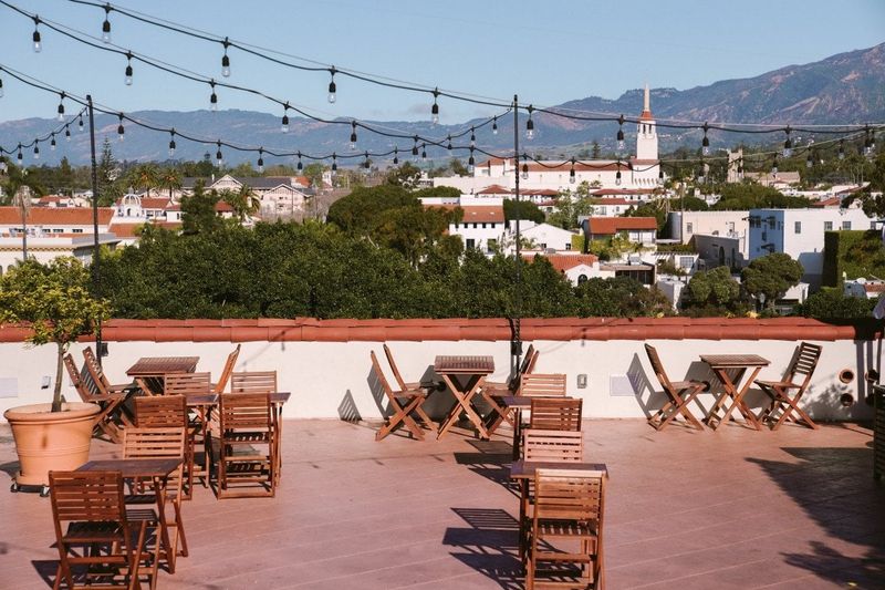 Rooftop Garden Dinner In Santa Barbara
