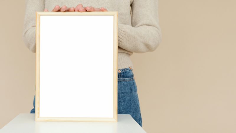 Picture Frames Stored But Never Hung
