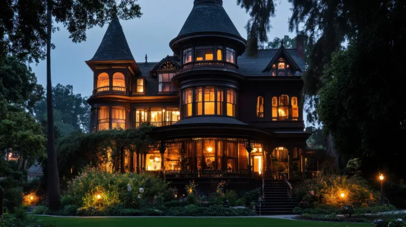 Candlelit Turrets And Towering Shadows