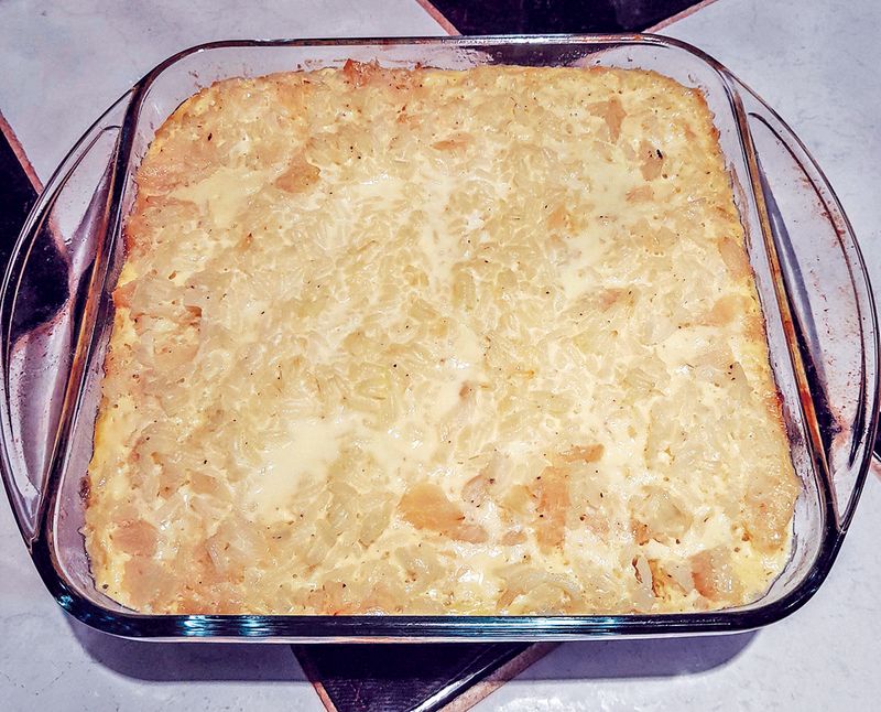 Lefse-Topped Lutefisk Casserole