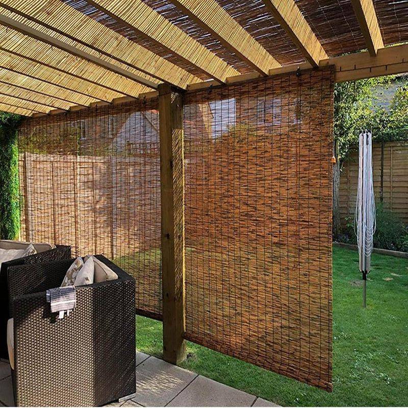 11 Arizona Patio Shade Ideas That Beat The Heat Fast - Decor Hint Bamboo Roller Shades