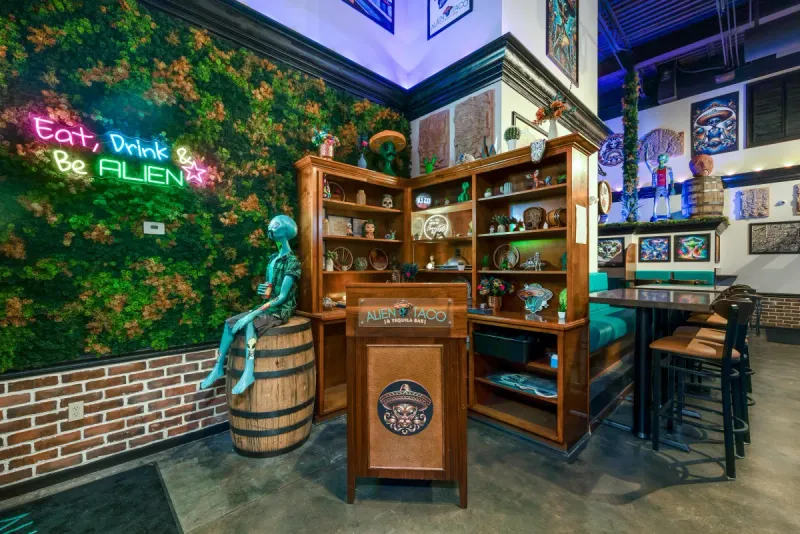 8 Florida Restaurants Locals Only Share With Their Inner Circle - Decor Hint Alien Taco & Tequila Bar – Jacksonville