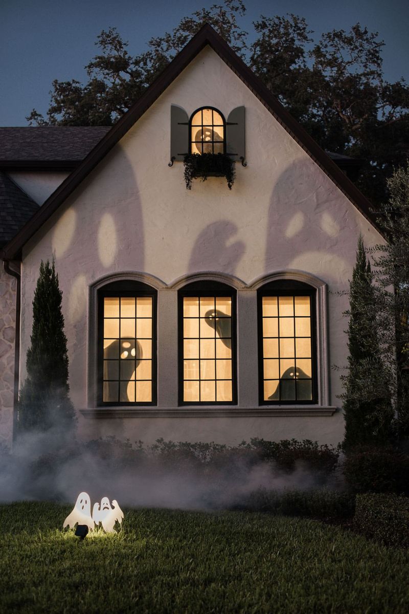 Haunted Mansion Shadow Windows