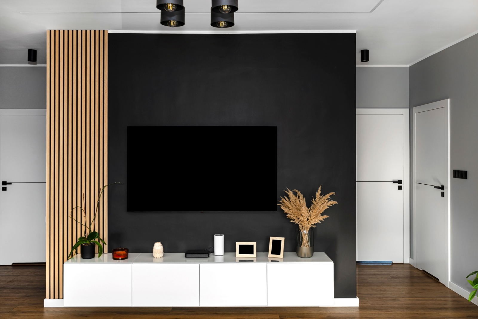 Simple Upgrades To Make Your TV Wall Stand Out - Decor Hint Simple Upgrades To Make Your TV Wall Stand Out