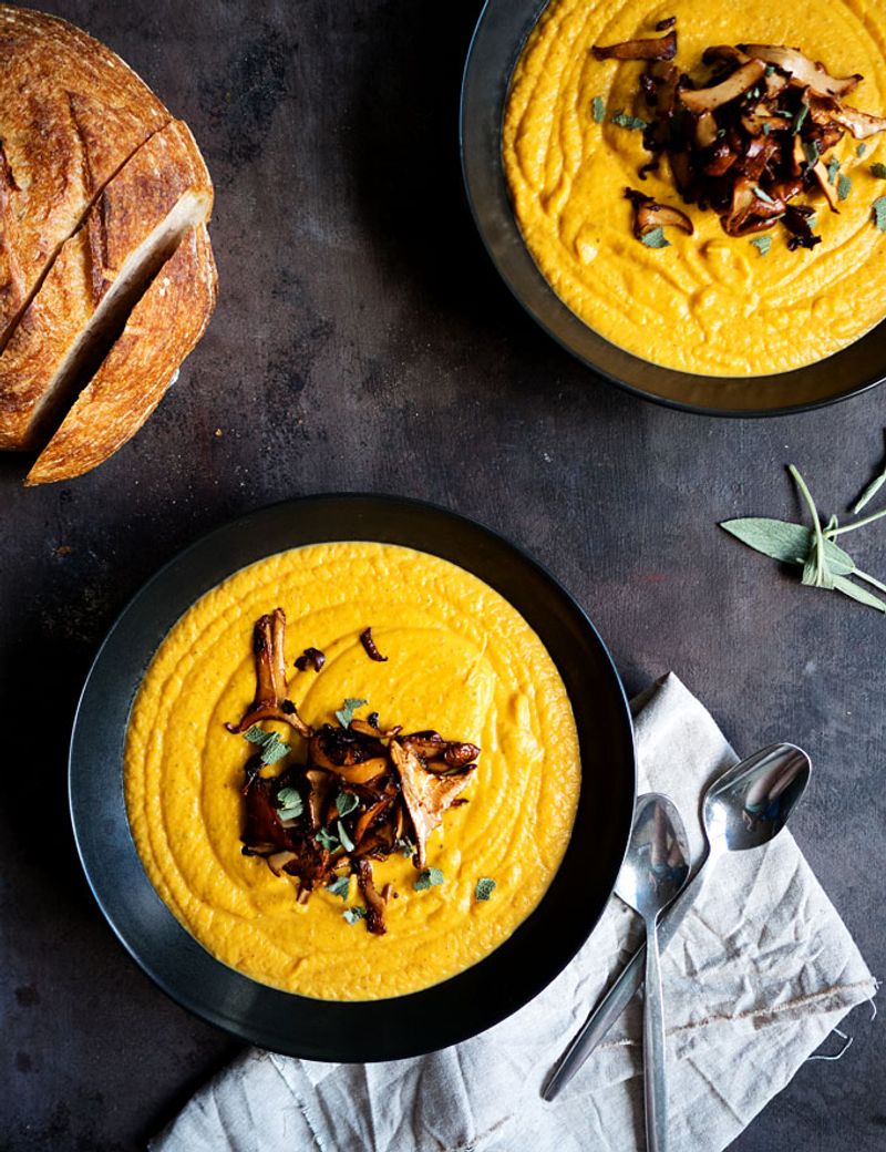 Butternut Squash Soups Filling Oregon Kitchens In October - Decor Hint Harvest Moon Vegan Version