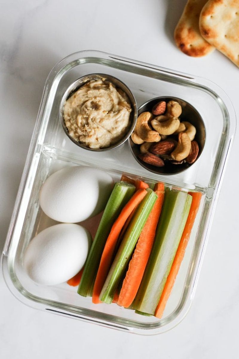 Hard-Boiled Eggs With Carrot Sticks: Protein Perfection