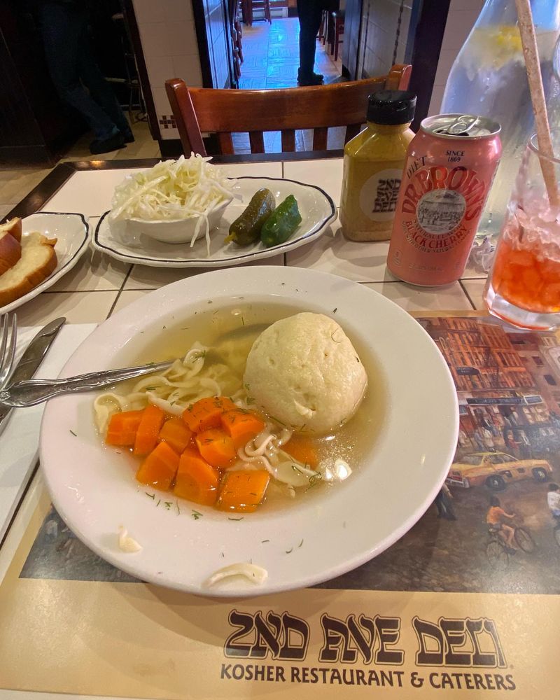 Matzo Ball Soup, 2nd Ave Deli