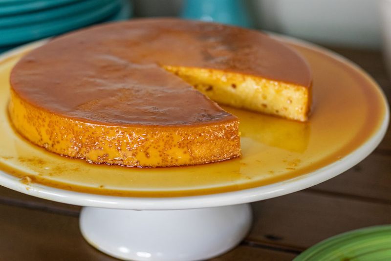 Citrus Honey Flan