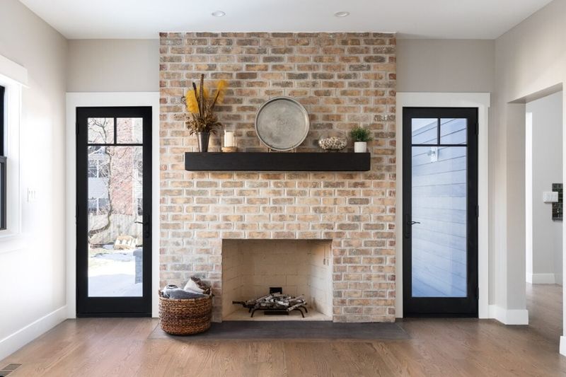 Simplified Fireplace And Mantel Designs