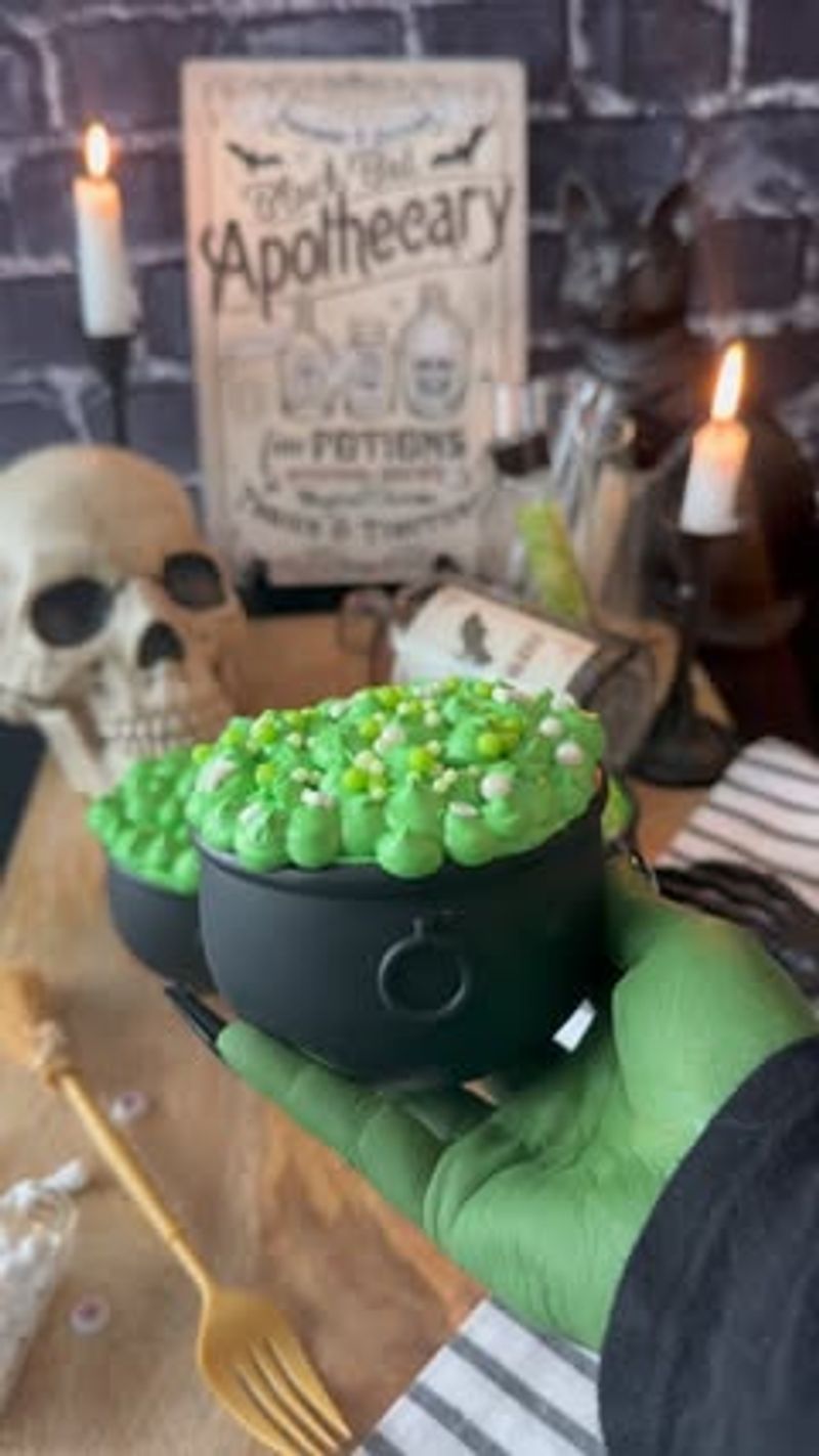 Midnight Cauldron Chocolate Bombs