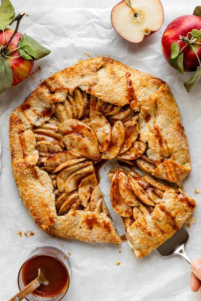 Roasted Apple Galette with Rosemary Crust