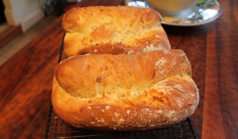 Caramelized Onion Potato Bread