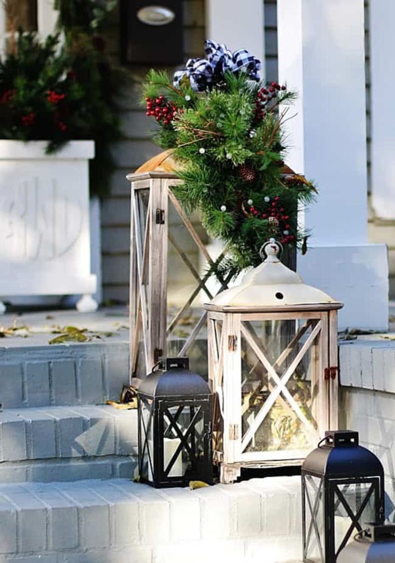 Vintage Lanterns Cast Eerie Glow