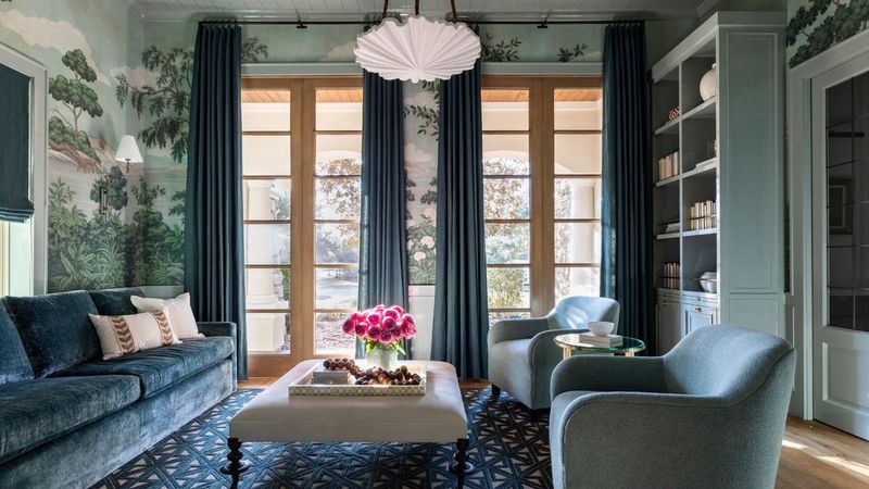 Victorian Mourning Drape Windows