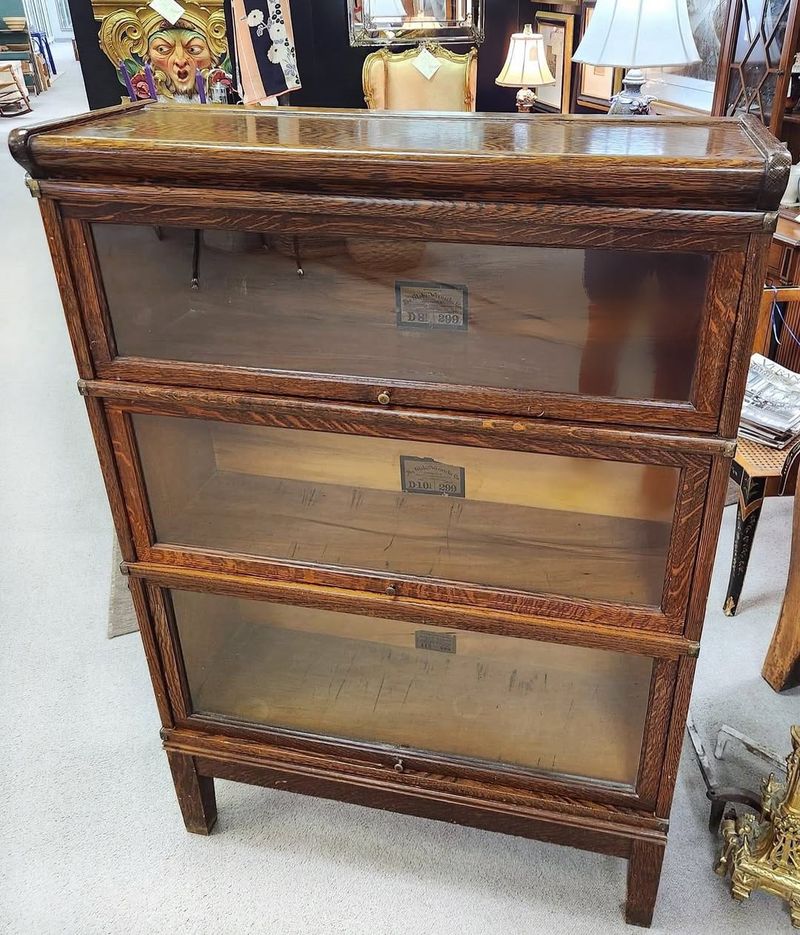 Oak Barrister Bookcases