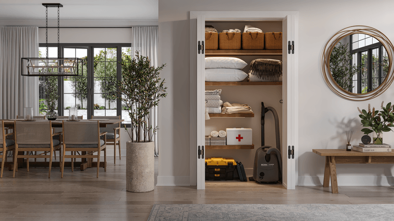 Leaving Utility Storage Exposed In Main Rooms