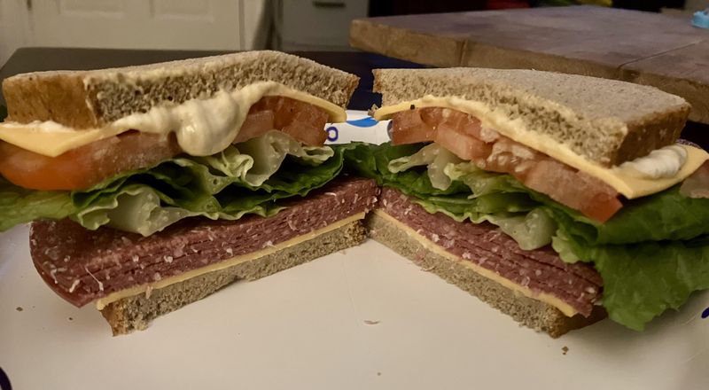 Lebanon Bologna Sandwich
