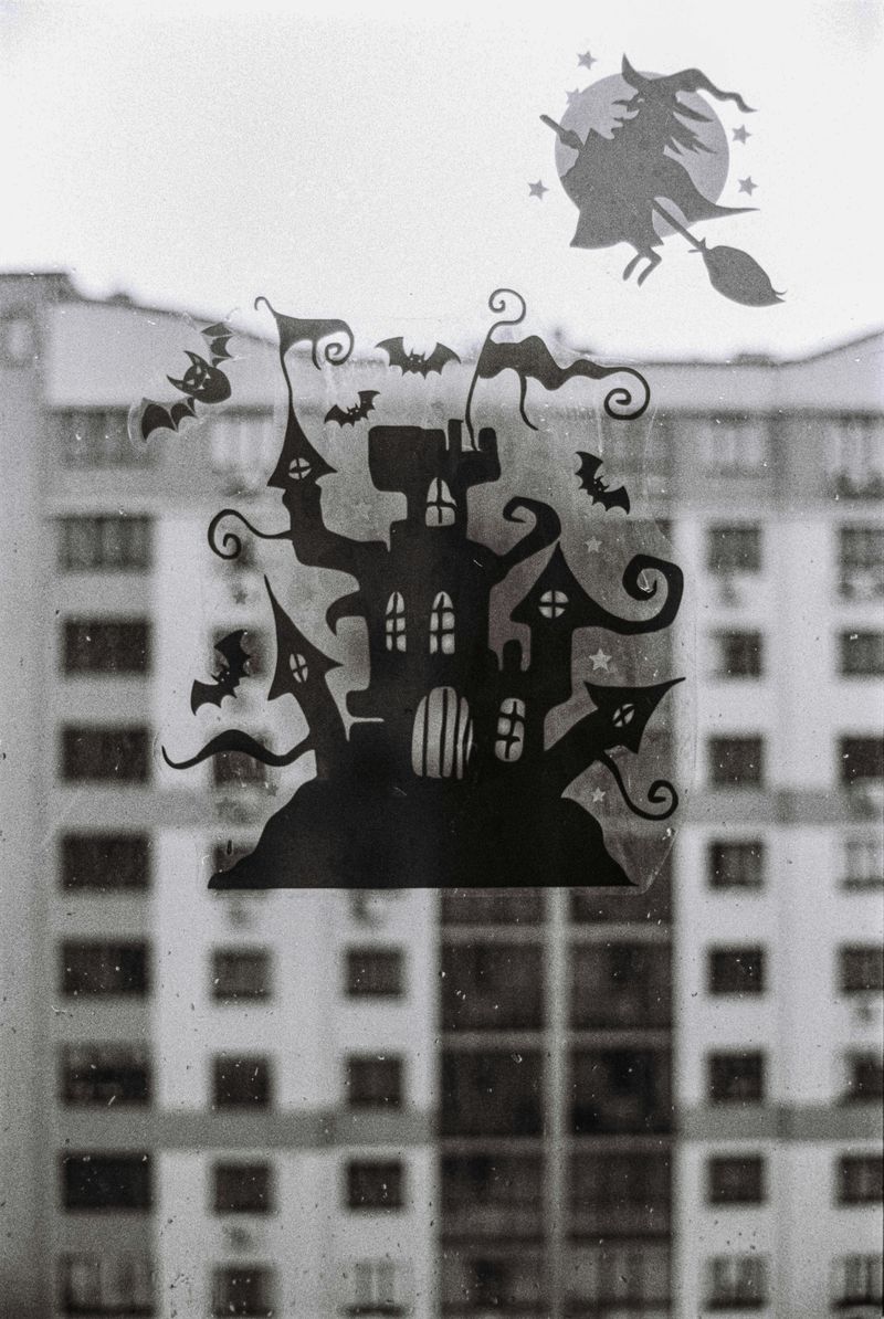 Creepy Silhouette Window Clings