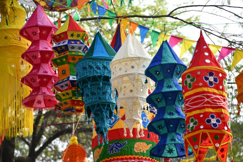 Papel Picado Lantern Garlands
