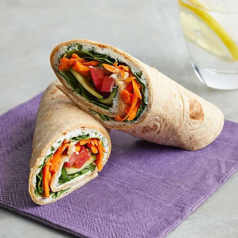 Southern-Style Veggie Wraps