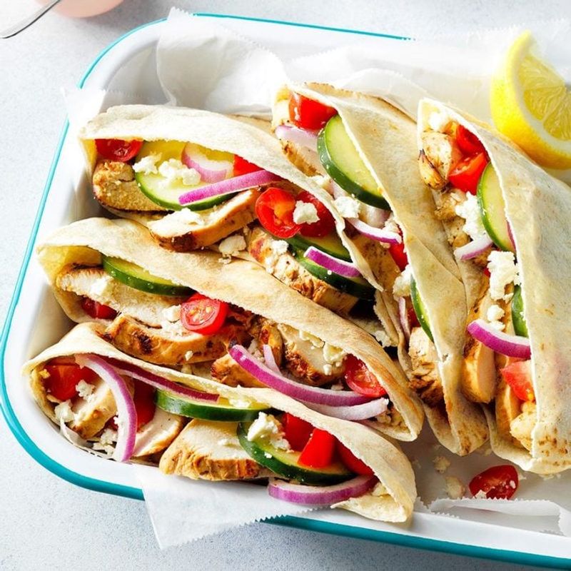 Mediterranean Pita Pockets