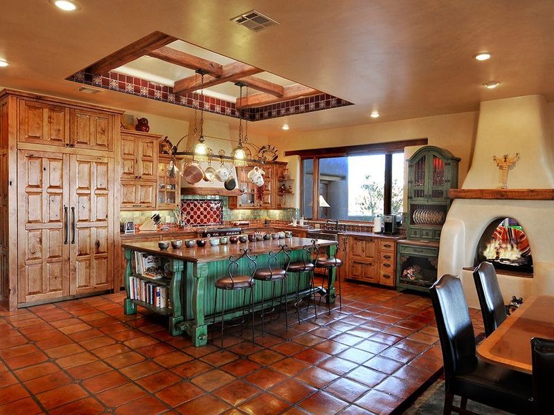 New Mexico Homes With Kitchens That Could Capture Adobe Charm - Decor Hint Las Cruces Southwestern Kitchen – New Mexico