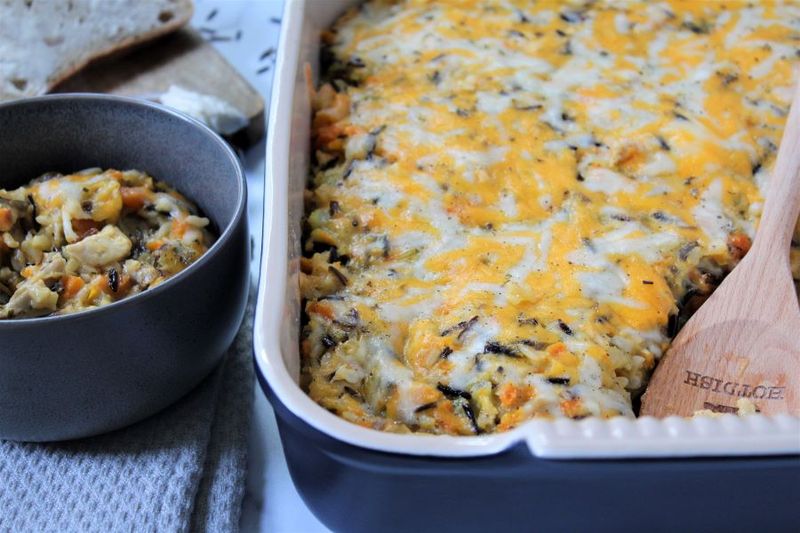Wild Rice And Chicken Bake