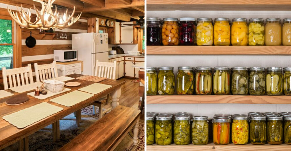 Tennessee Log Cabin Kitchens Made For Comfort Food - Decor Hint