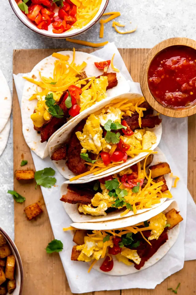 Authentic Tex-Mex Breakfast Tacos