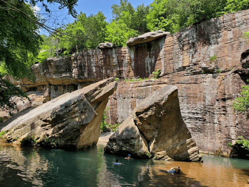 The Secret Swimming Holes of Makanda Creek