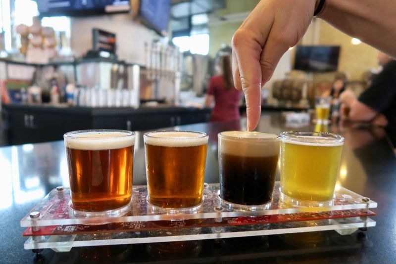 Tin Whiskers' Craft Beer Walleye Flight