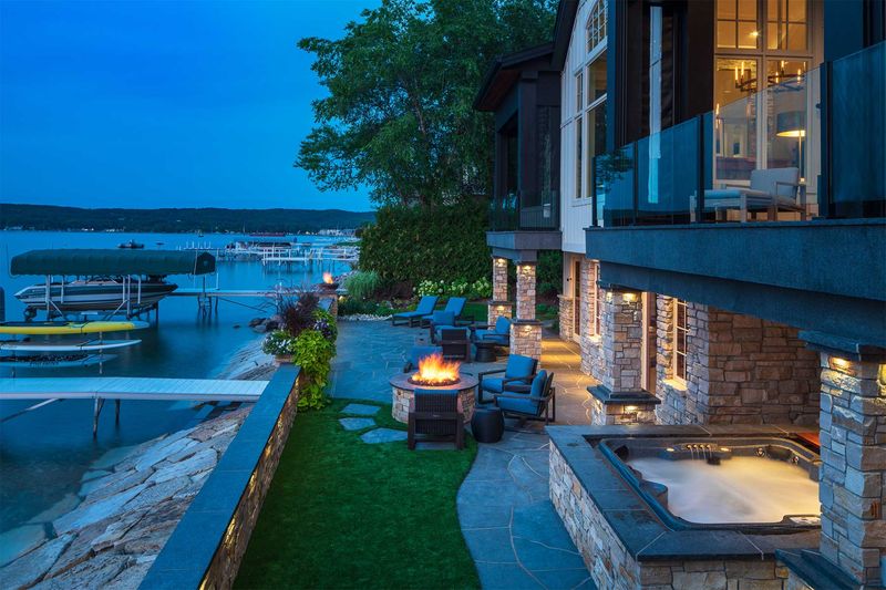 Torch Lake's Glass-Enclosed Stunner