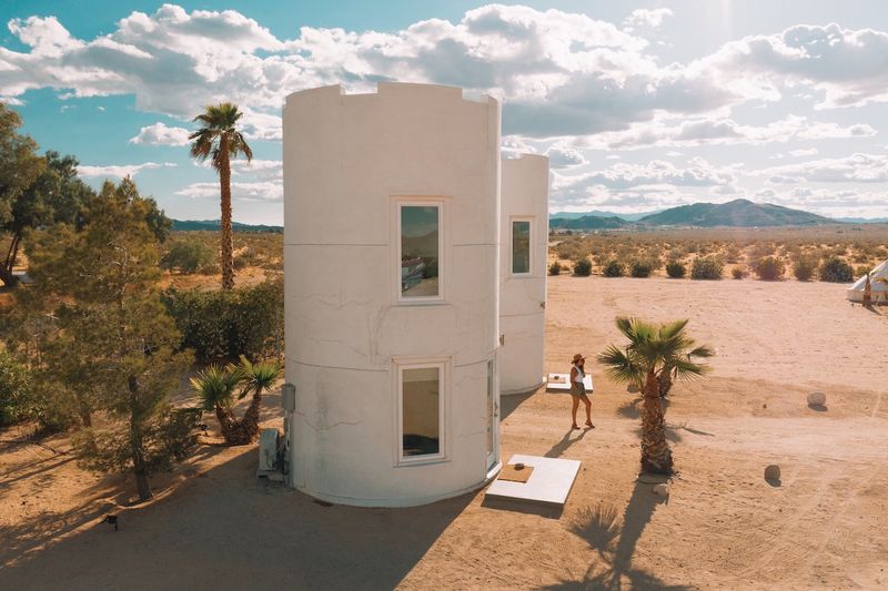10 Fairy-Tale Style Homes Across America You Can Rent Right Now - Decor Hint The Castle House Estate – Joshua Tree, California