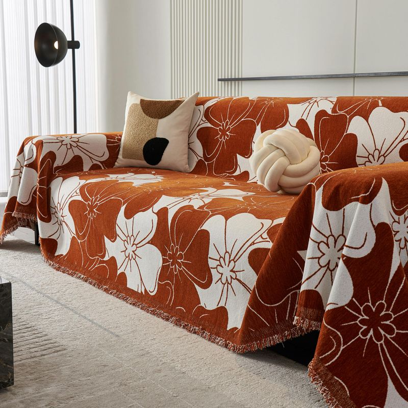 Timeless Earth-Toned Decor Ideas That Suit October Perfectly - Decor Hint Rust-Colored Throw Blankets