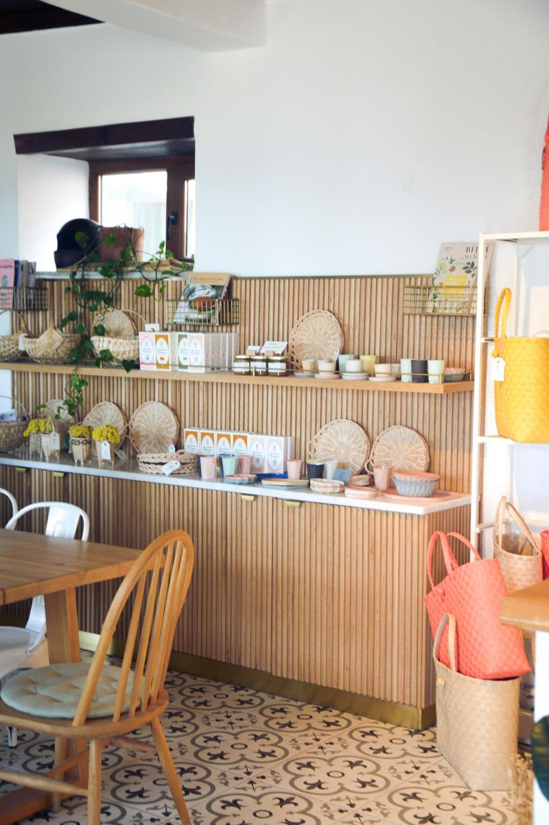 Cluttered Open Shelving
