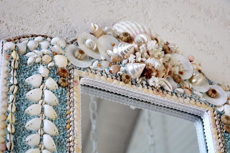 Antique Shell Mirrors
