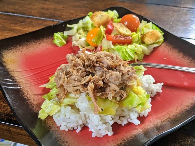 15 Rice Dishes That Capture The Heart Of Hawaiian Home Cooking - Decor Hint Kalua Pig with Cabbage Over Rice