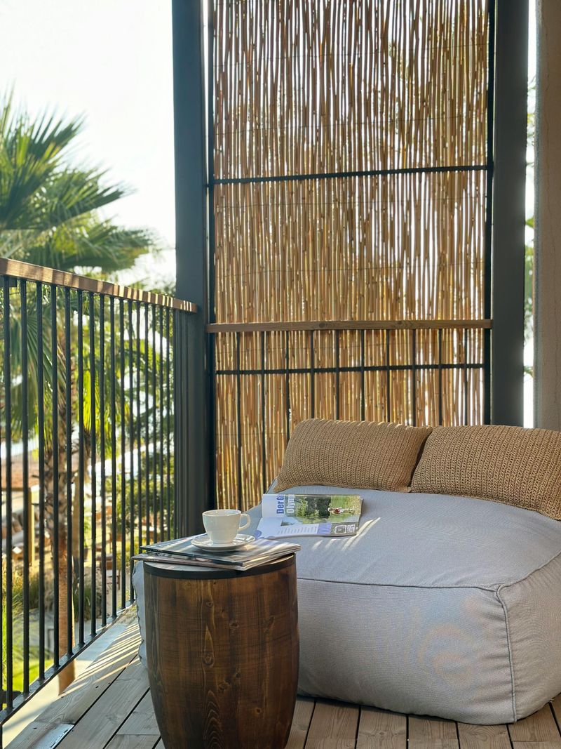 Modern Minimalist Screened-In Porch