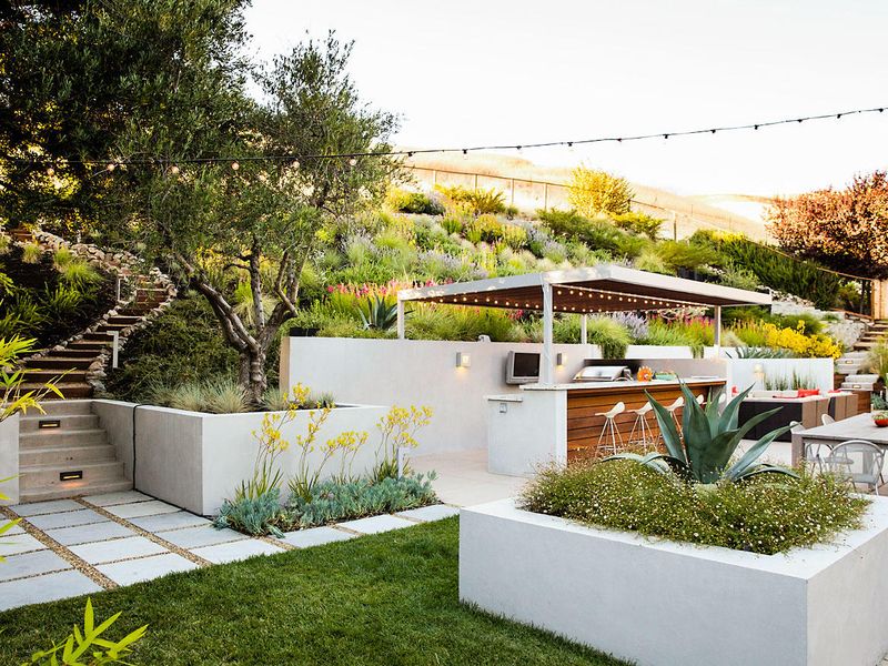 Terraced Garden Steps
