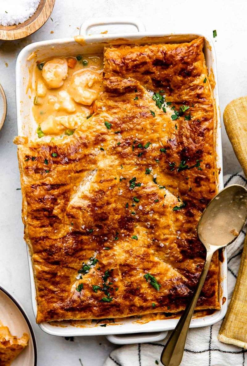 Creamy Seafood Pot Pie
