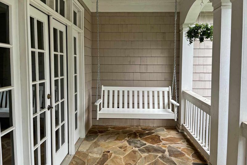 Cottage Porch Swing Just Outside