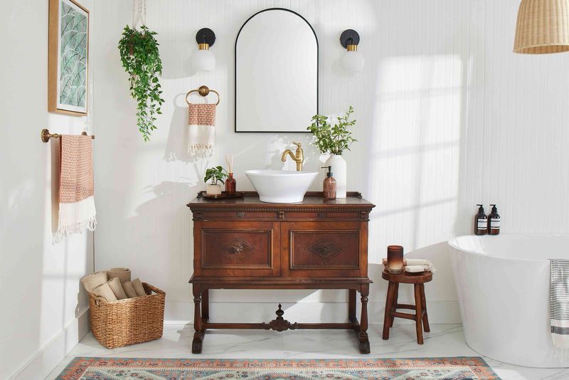 Utah Cabin Bathrooms That Maximize Small Spaces - Decor Hint Multi-Functional Furniture Pieces
