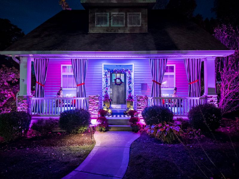 Gothic Wraparound Porches With Spooky Drapery