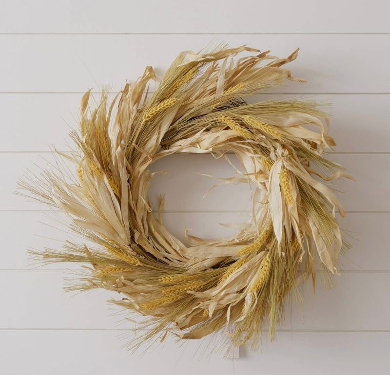 Handwoven Corn Husk Wreaths