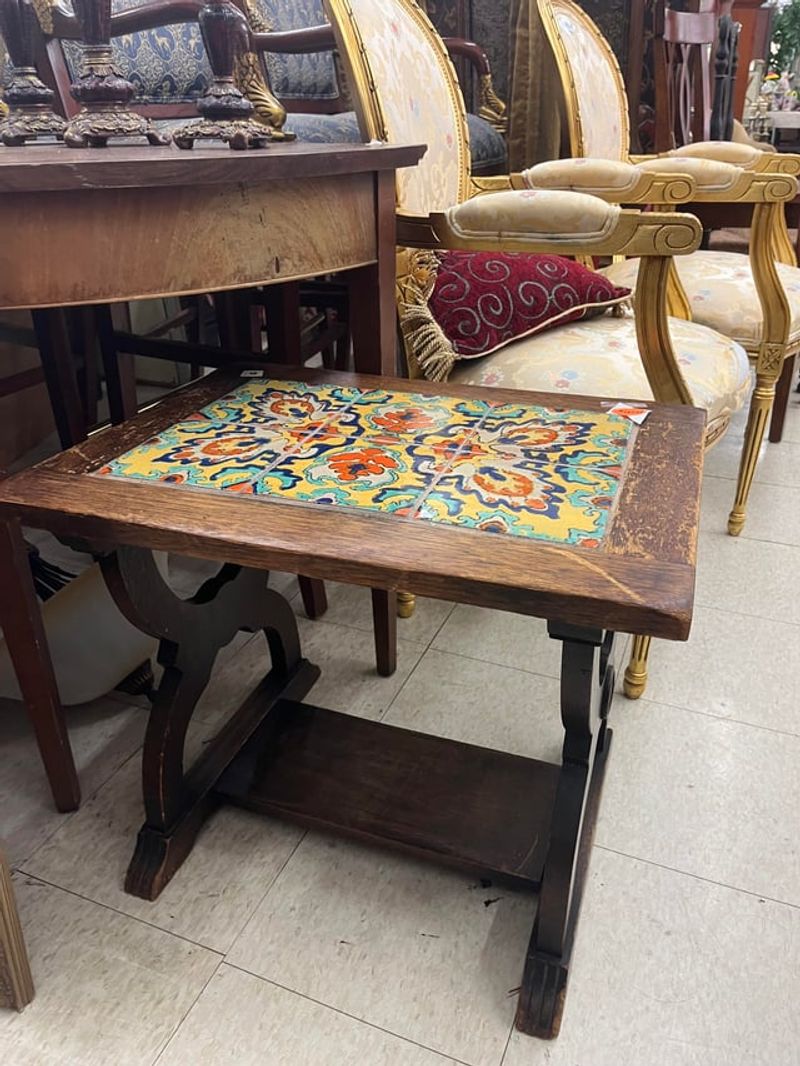 Vintage Cuban Tile Tables
