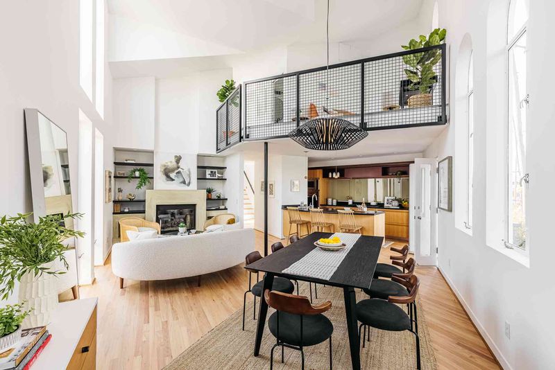 Open-Air Kitchen With Loft Overlook