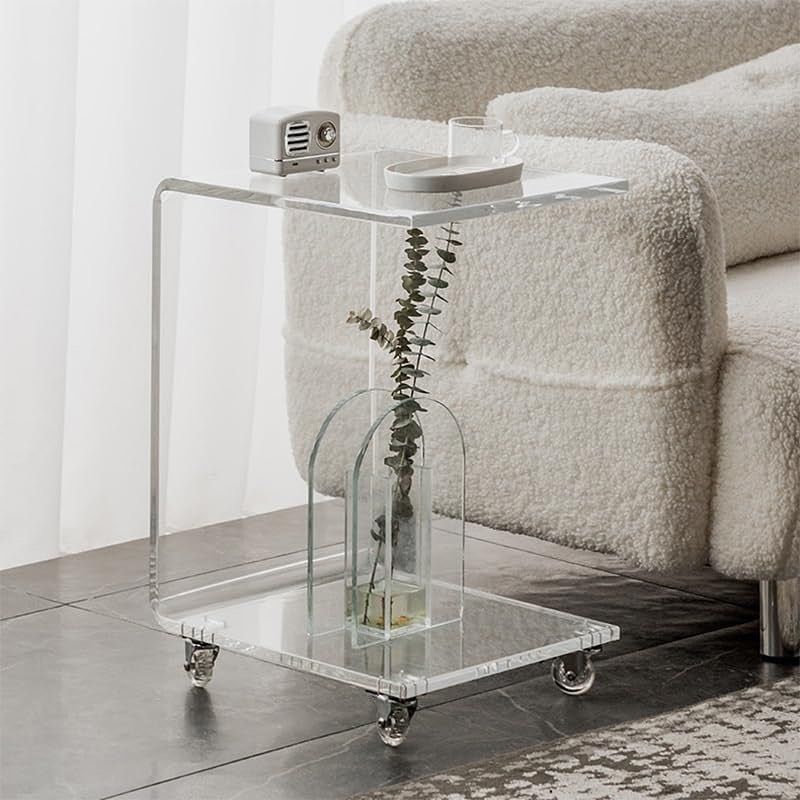 Lucite Side Tables And Accessories